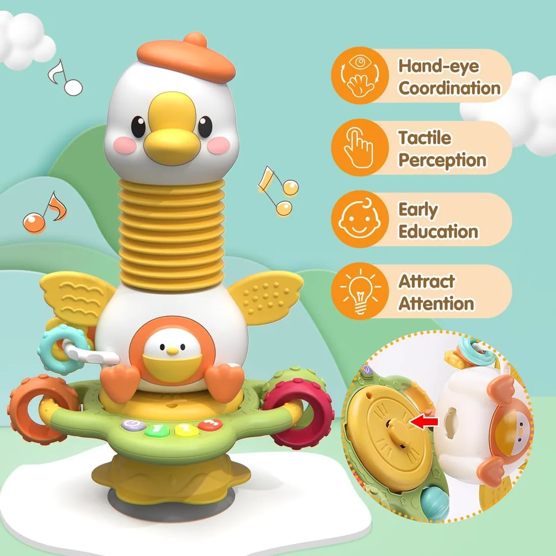 Educational Table Turning Game (Sister Goose) view 4