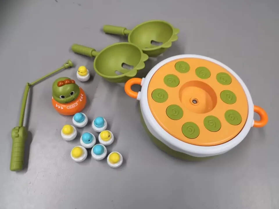 Electric Musical Dinosaur Catapult Fishing Tray view 2