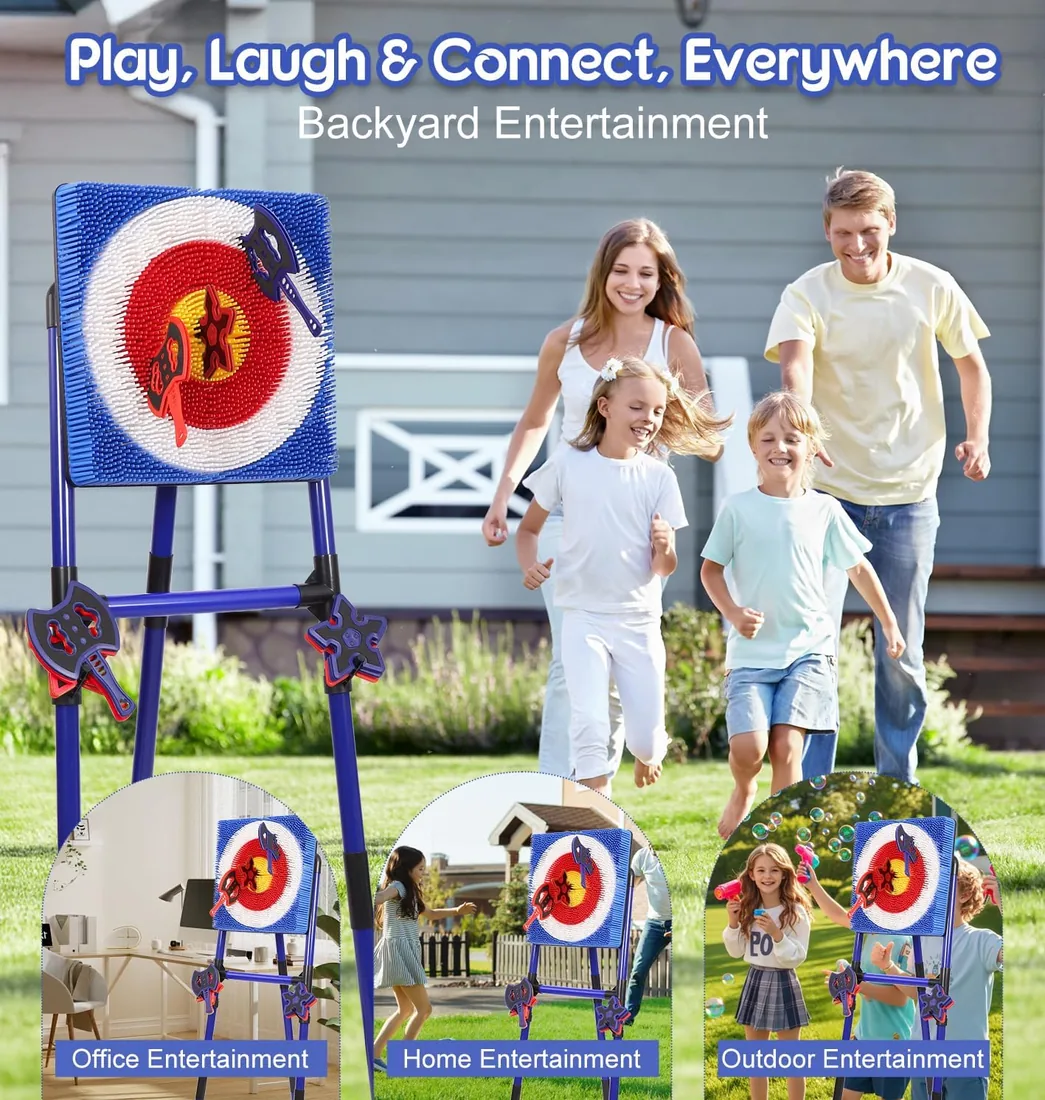Throw target game set view 5