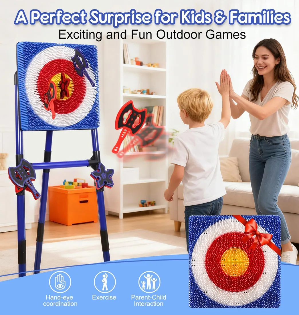 Throw target game set view 6