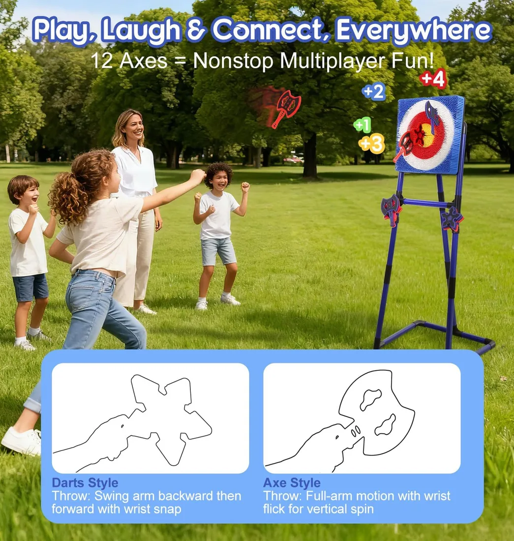 Throw target game set view 7