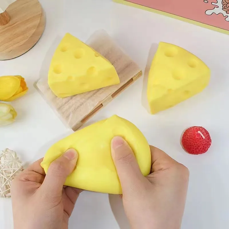 Squeeze and Squish Fun: Stress-Relief Toys (Flour & Cheese), 12-Piece Display Box (Pretend Play Toys view 3