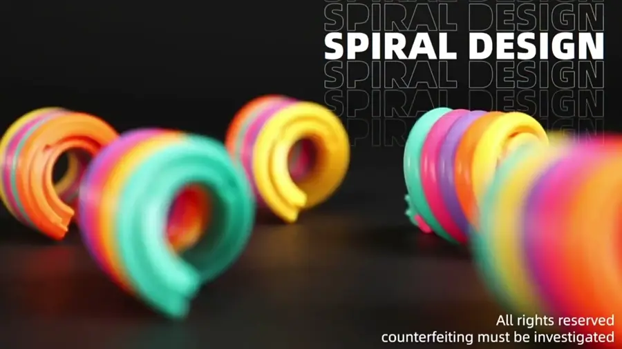 Rainbow Spinning Ring Stress-Relief Toy(24PCS/BOX) video